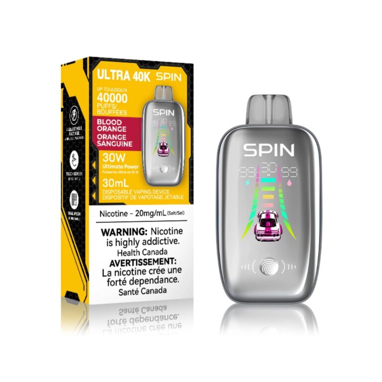 spin 40k disposable vape blood orange