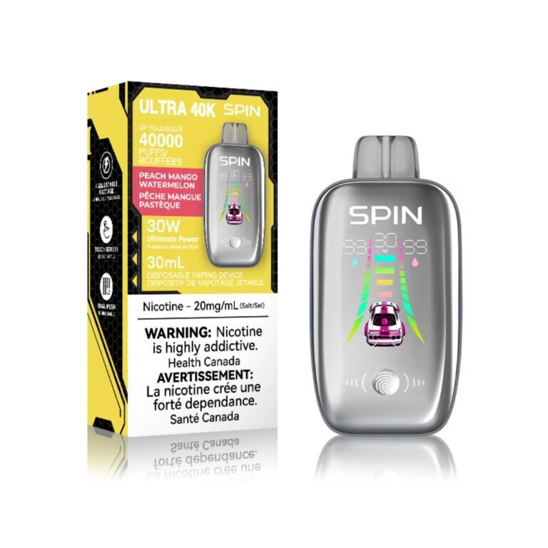 spin 40k disposable vape peach mango watermelon