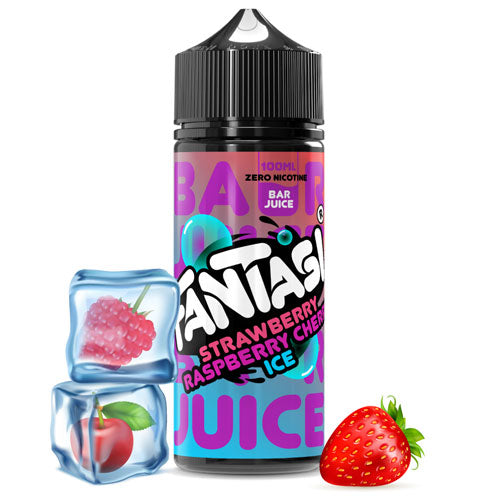strawberry raspberry cherry ice fantasi bar juice 100ml 5050