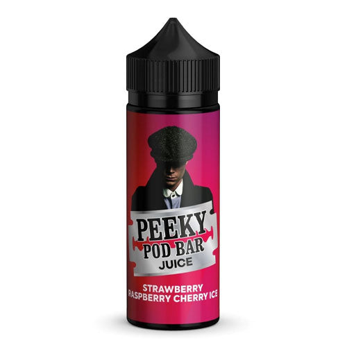 strawberry raspberry cherry ice peeky pod bar juice 100ml