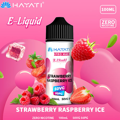strawberry raspberry ice hayati pro max 100ml 50vg eliquid 1