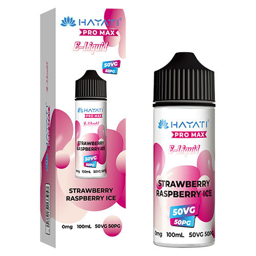 strawberry raspberry ice hayati pro max 100ml 50vg eliquid