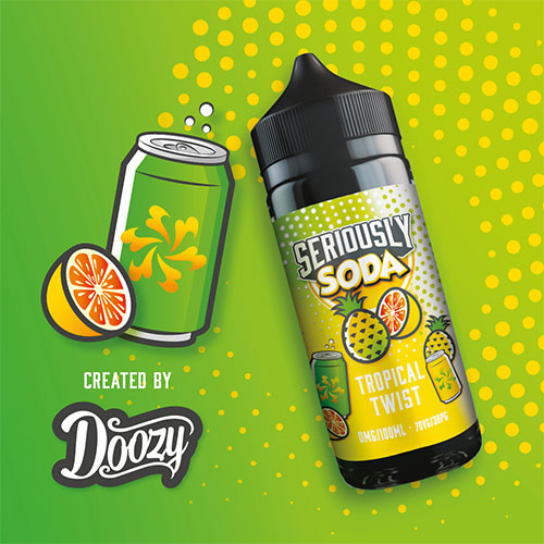 tropical twist seriously soda doozy 100ml shortfill