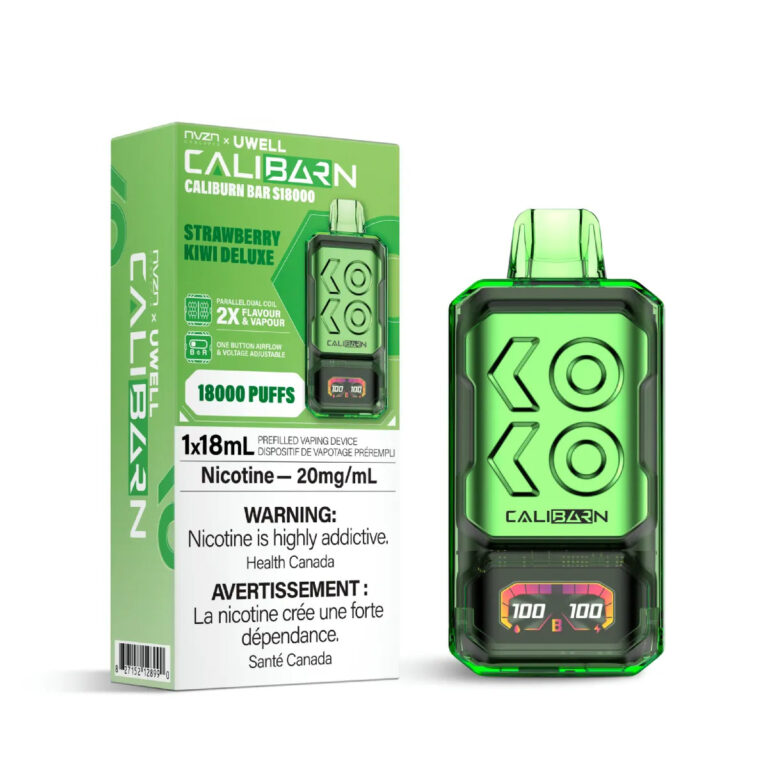 uwell calibarn may2024 render fam 20mg strawberry kiwi deluxe 3