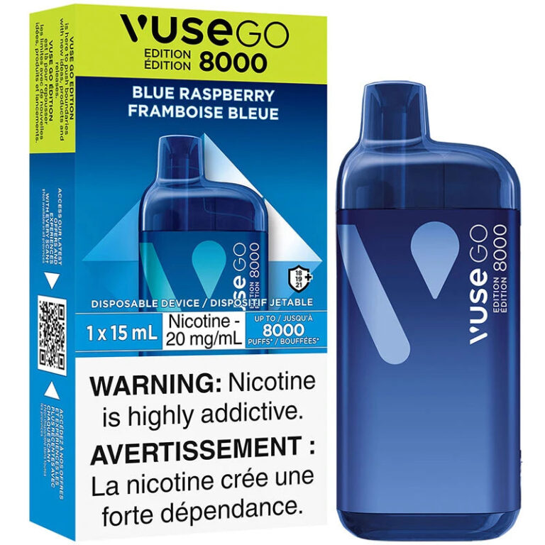 vuse go 8000 disposable vape blue raspberry