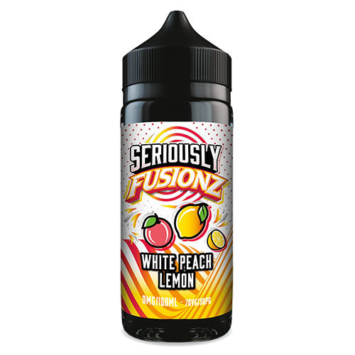 white peach lemon doozy seriously fusionz 100ml shortfill